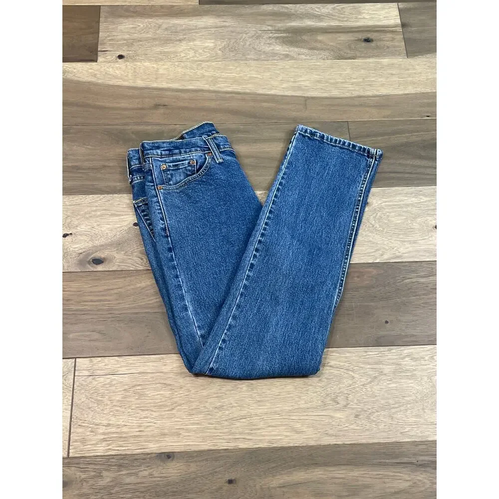 Levi’s 514 Straight Leg Jeans W30 L32 Mid Rise Classic Fit Blue Denim